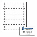 Classic Name Tag Paper Inserts - 4 Color (3 1/2"x2")